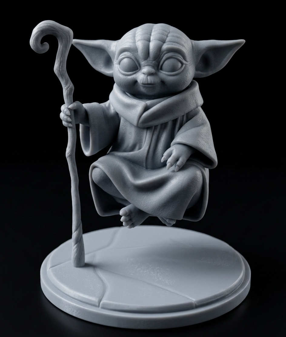 Estátua Grogu / Baby Yoda